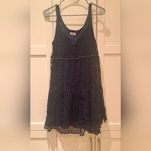 027- Molly Bracken Navy Lace Dress